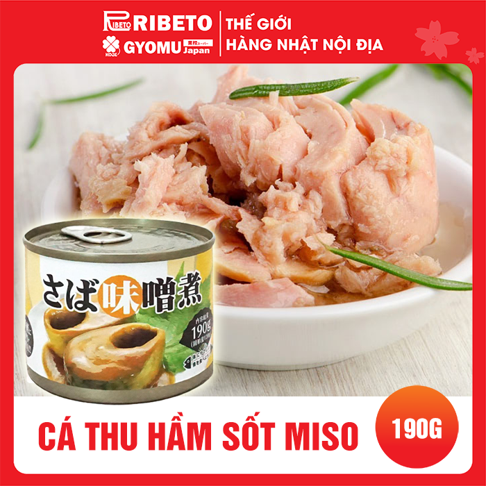 Cá thu hầm sốt miso 190g nhật bản