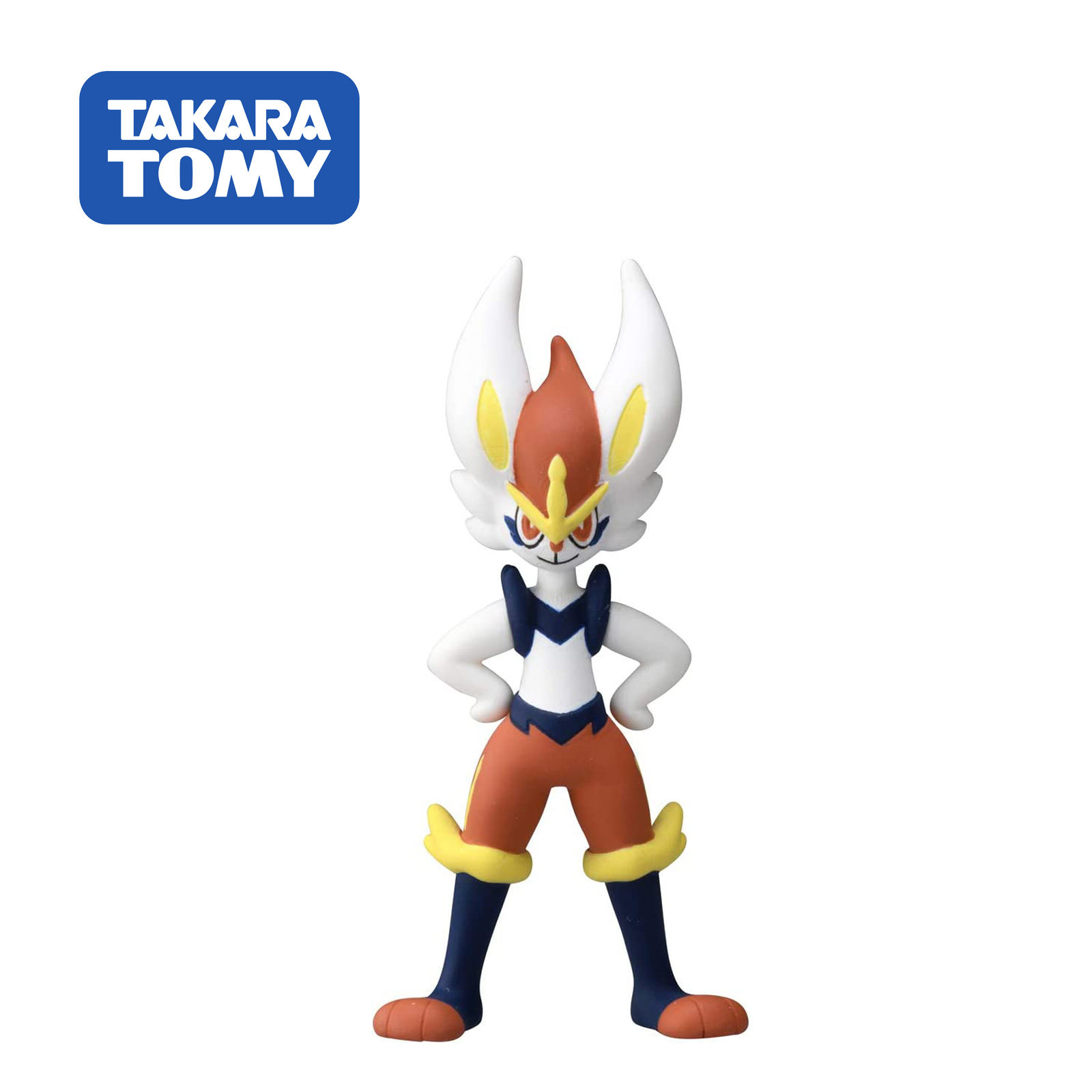 Mô Hình Pokemon Cinderace Takara Tomy MS-35 Đồ Chơi Mini Figure