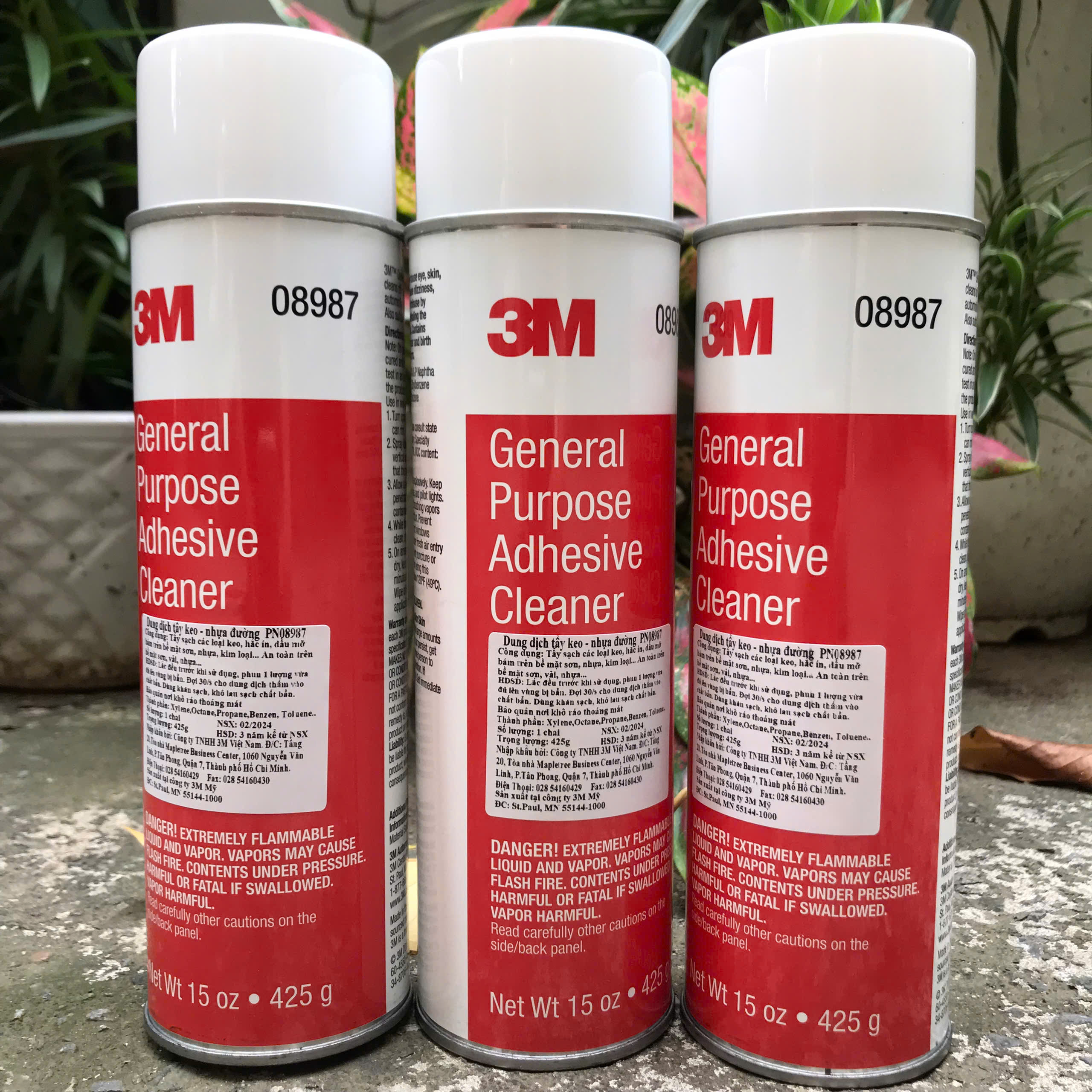 Chai xịt tẩy băng keo và nhựa đường 3M General Purpose Adhesive Cleaner 08987 425g HVT Auto