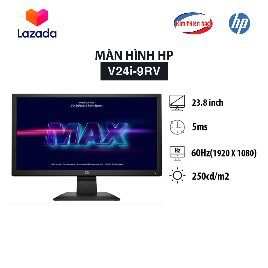 Màn hình máy tính hp v24i1920 x 1080 | ips | 60hz | 5 ms9rv16aa