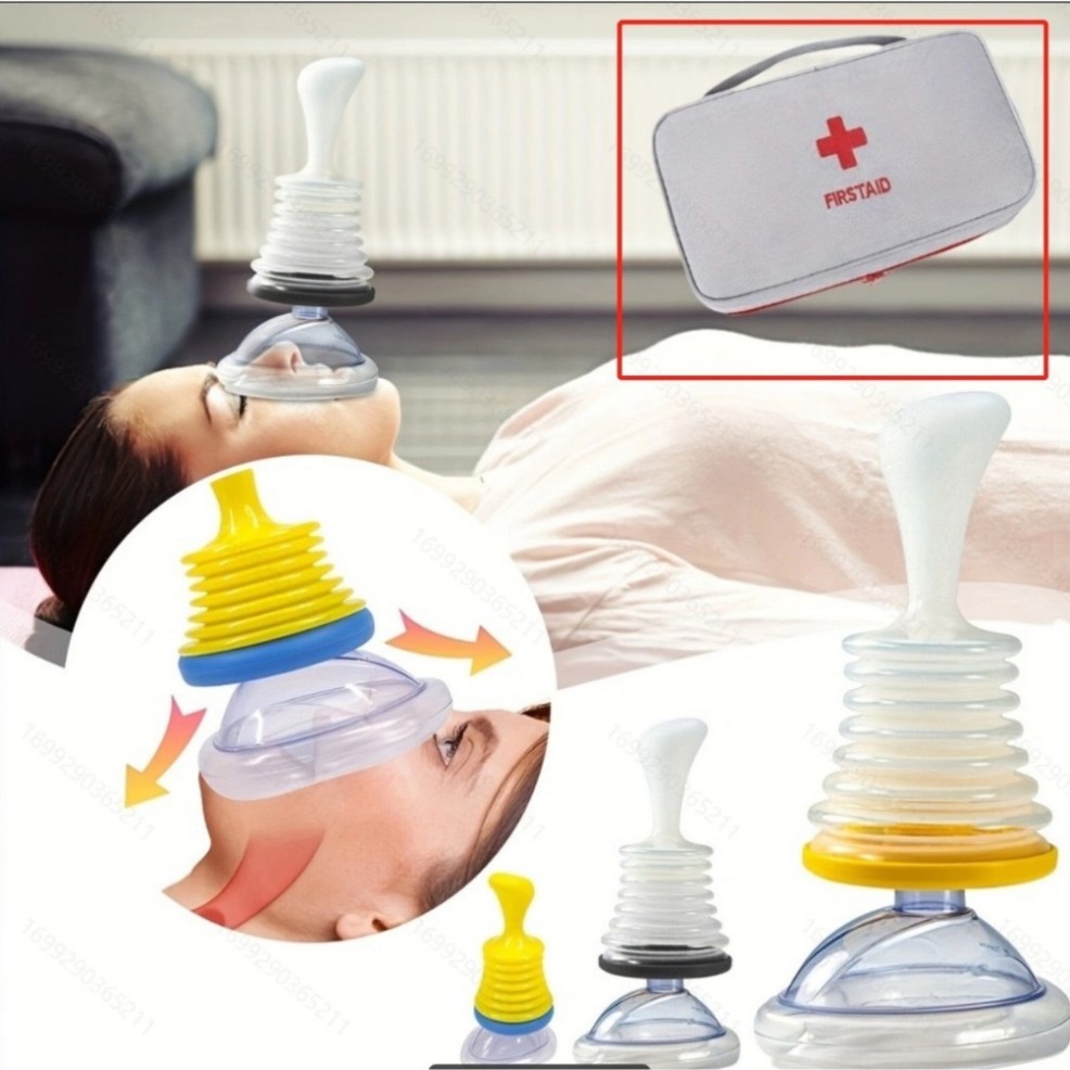  Máy hút dị vật đường thở cho bé & người lớn | dụng cụ sơ cứu hóc nghẹn khẩn cấp Lifevac USA 