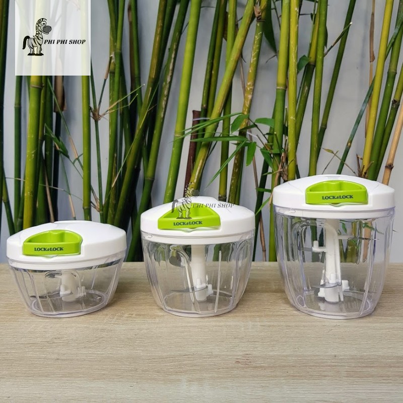 [HCM]Dụng cụ xay nhỏ thực phẩm Lock&Lock các size  dụng cụ băm tỏi ớt lock and lock