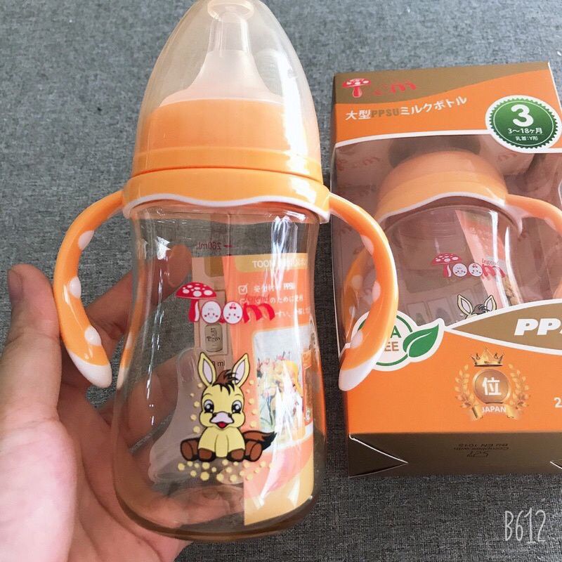 Bình sữa toom legend nhựa ppsu dung tich 160ml/ 240ml