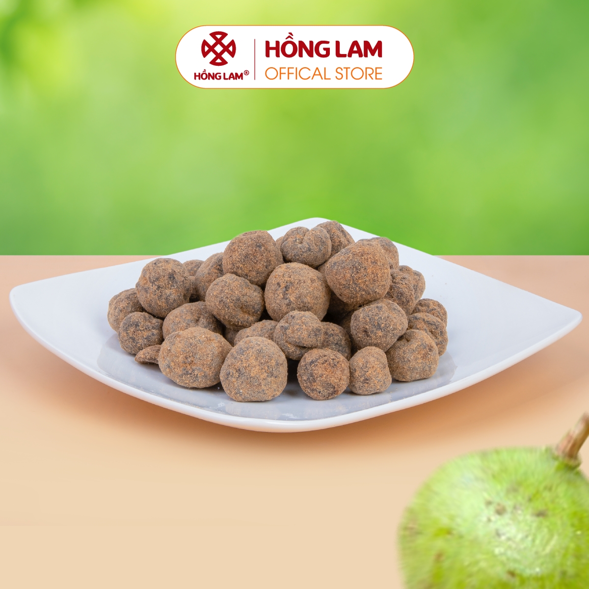 Ô mai Sấu cam thảo Hồng Lam - Vị Chua mặn ngọt cam thảo - Hộp 200g