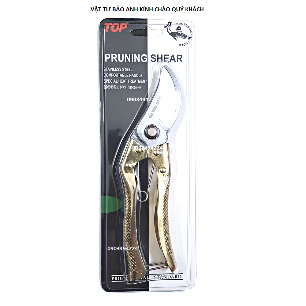 Kéo cắt tỉa hoa cây cảnh lưỡi inox Top
