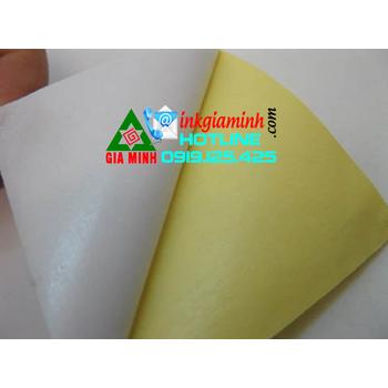 [HCM]Combo 5 xấp giấy decal in ảnh loại đế vàng - Decal offset 100 tờ A4