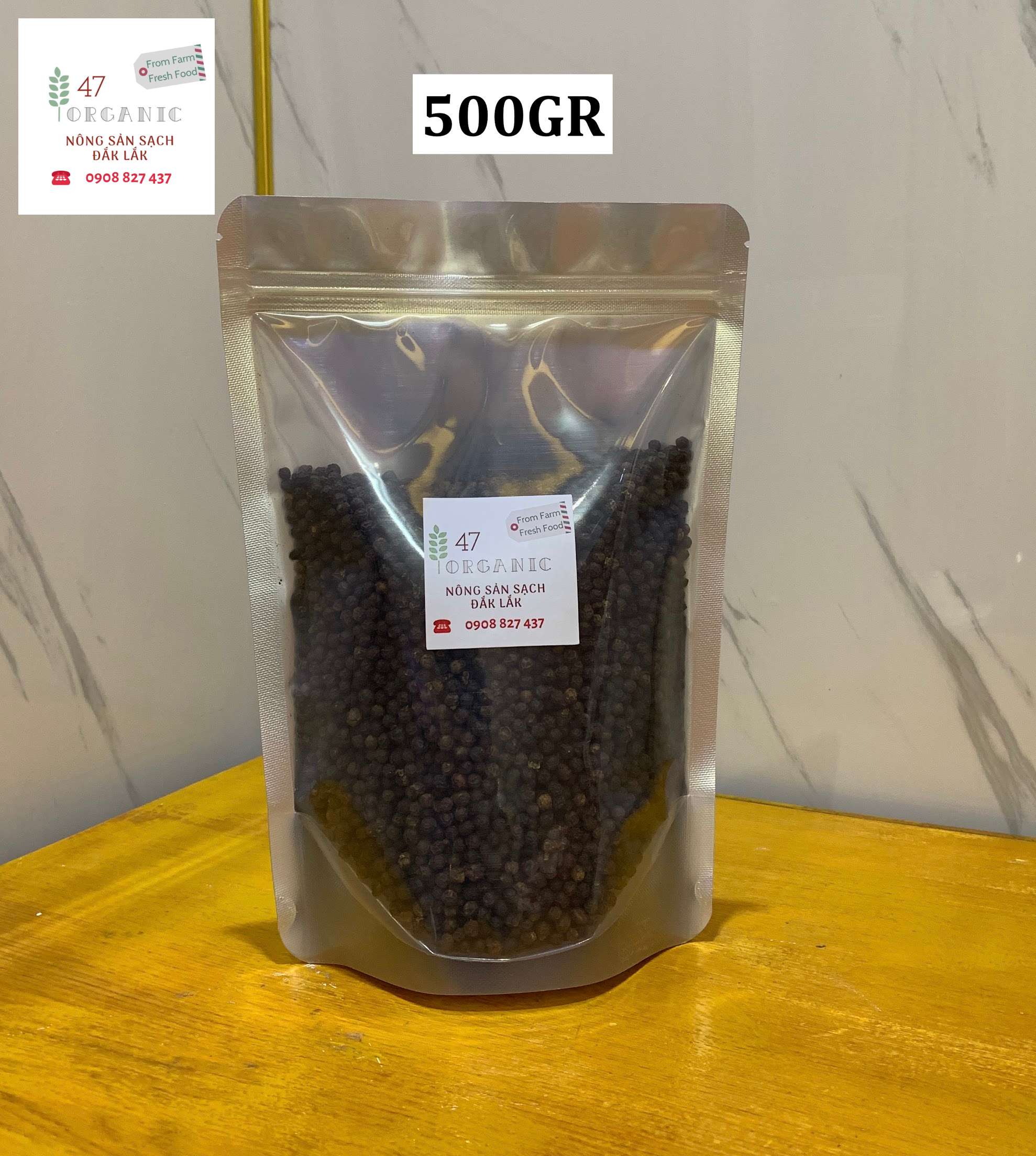 Tiêu đen đắk lắk - 2 gói 500gr