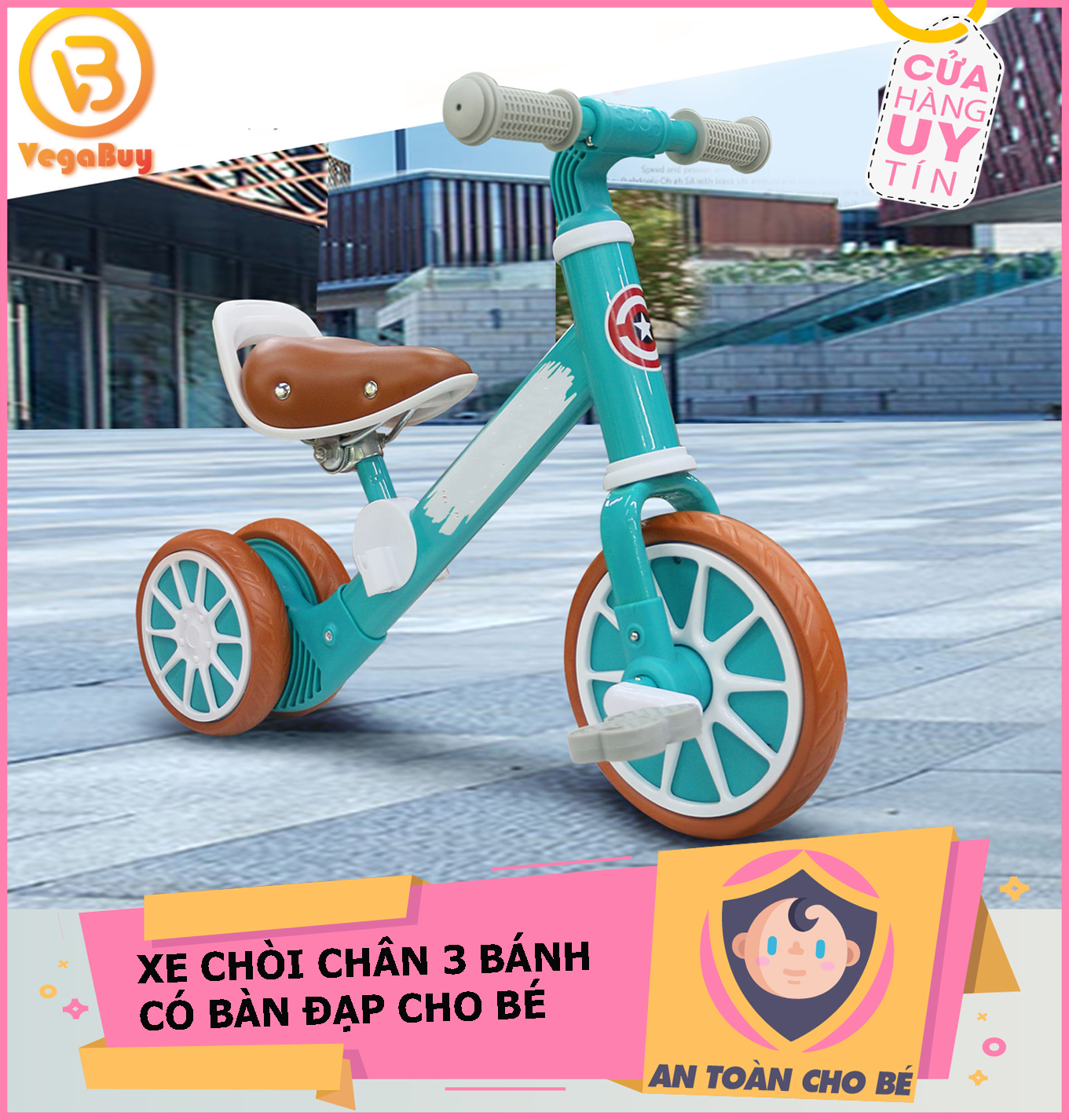 [HÀNG MỚI VỀ !!!] Xe chòi chân có bàn đạp 3 bánh, xe đạp, xe đạp trẻ em, xe đạp thể thao, xe chòi chân 2 trong 1 có bàn đạp (2 MÀU)