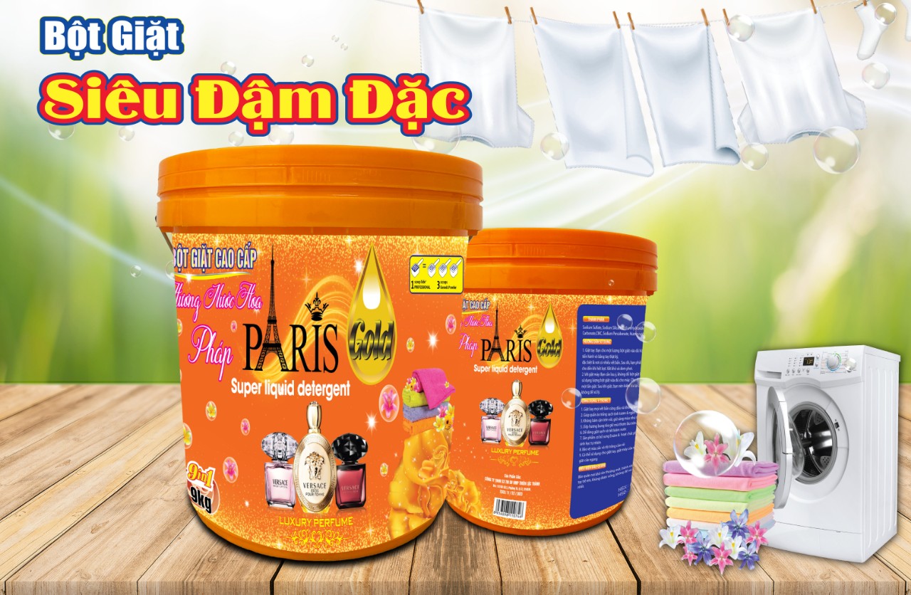 Bột giặt paris thùng siêu thơm - siêu sạch - siêu rẻ hương nước hoa pháp