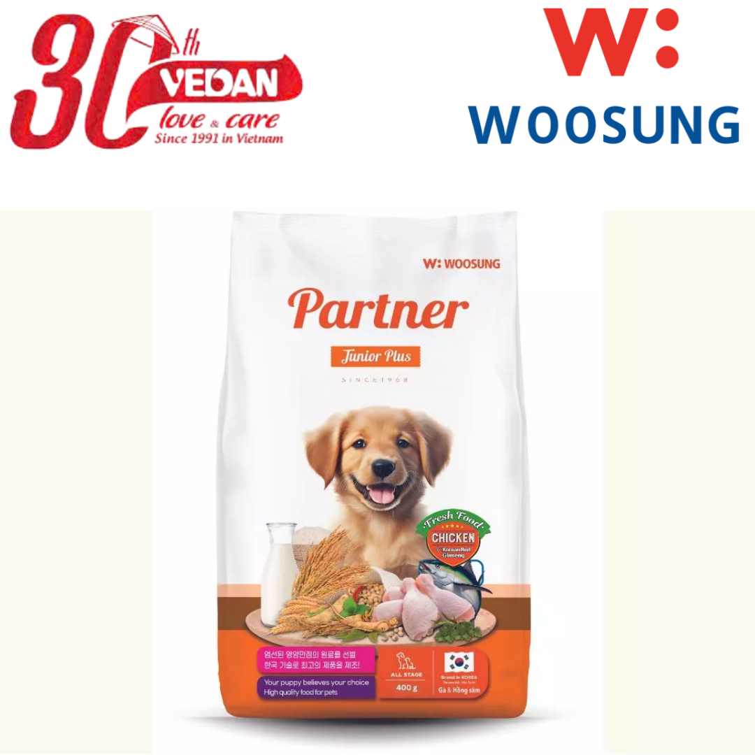 Thức Ăn Hạt Junior Plus Cho Chó Con Và Chó Trưởng Thành