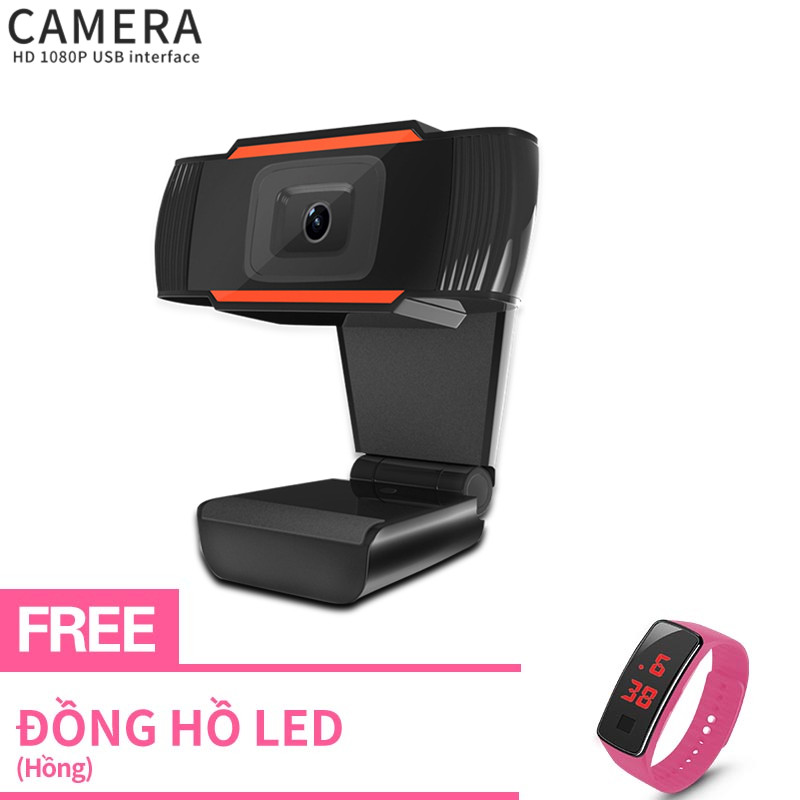 Camera Webcam HD  USB 2.0 Có Kẹp MIC Cho Máy Tính PC Máy Tính Xách Tay