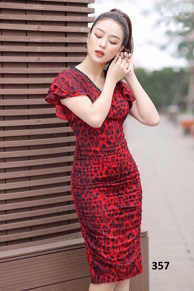 Đầm body thun-QH