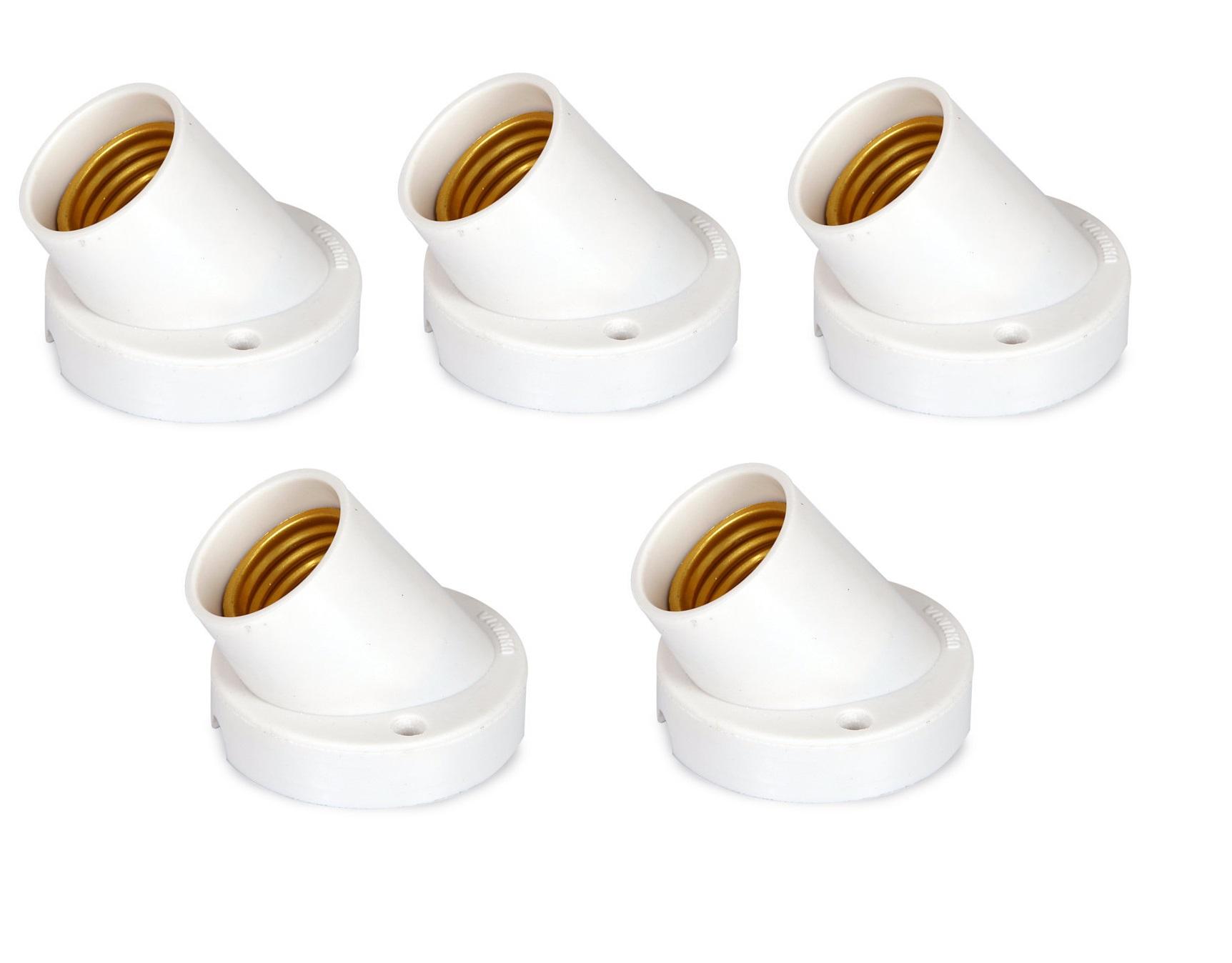 Bộ 2 đui vát gắn tường đui xoáy Ekit chống vỡ