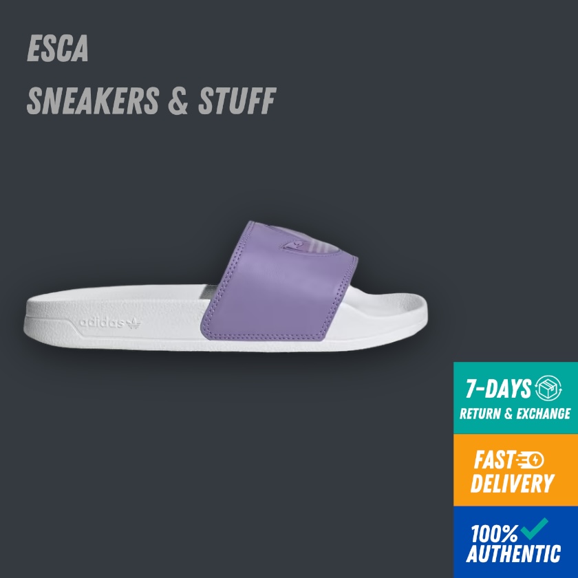 Dép adidas adilette lite shock purple trefoil - ig7071