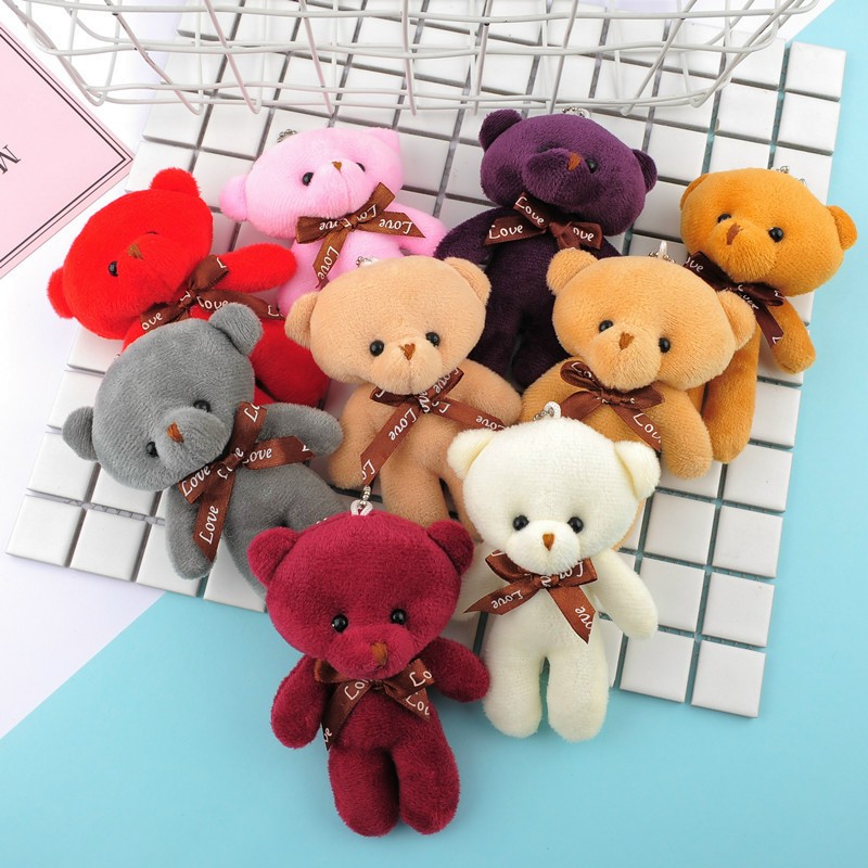 Móc khóa gấu bông treo balo túi giá rẻ dễ thương