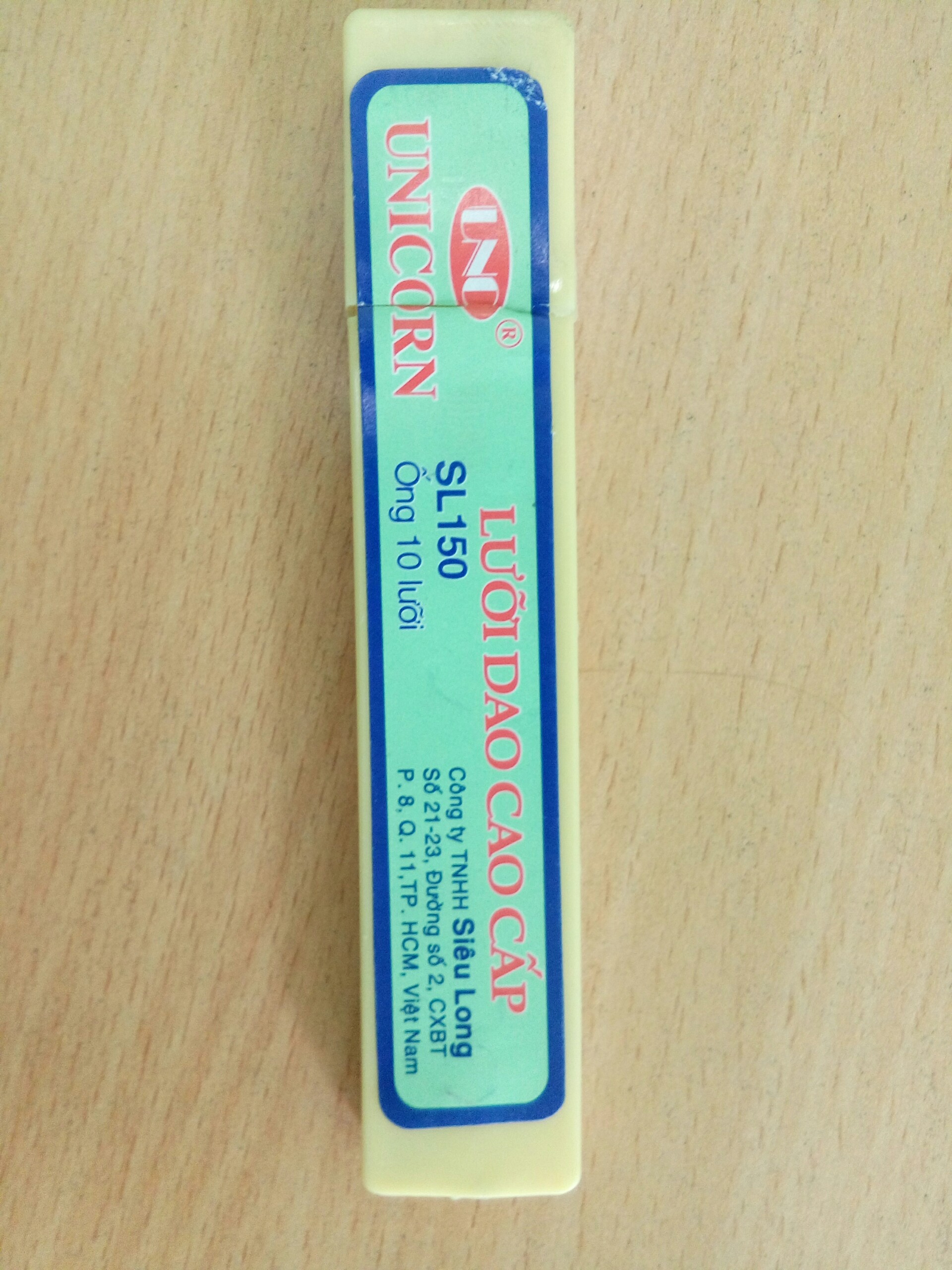 [HCM]1 vỉ 10 Lưỡi Dao Rọc Giấy UNC hai sizecỡ lớn và cỡ trung