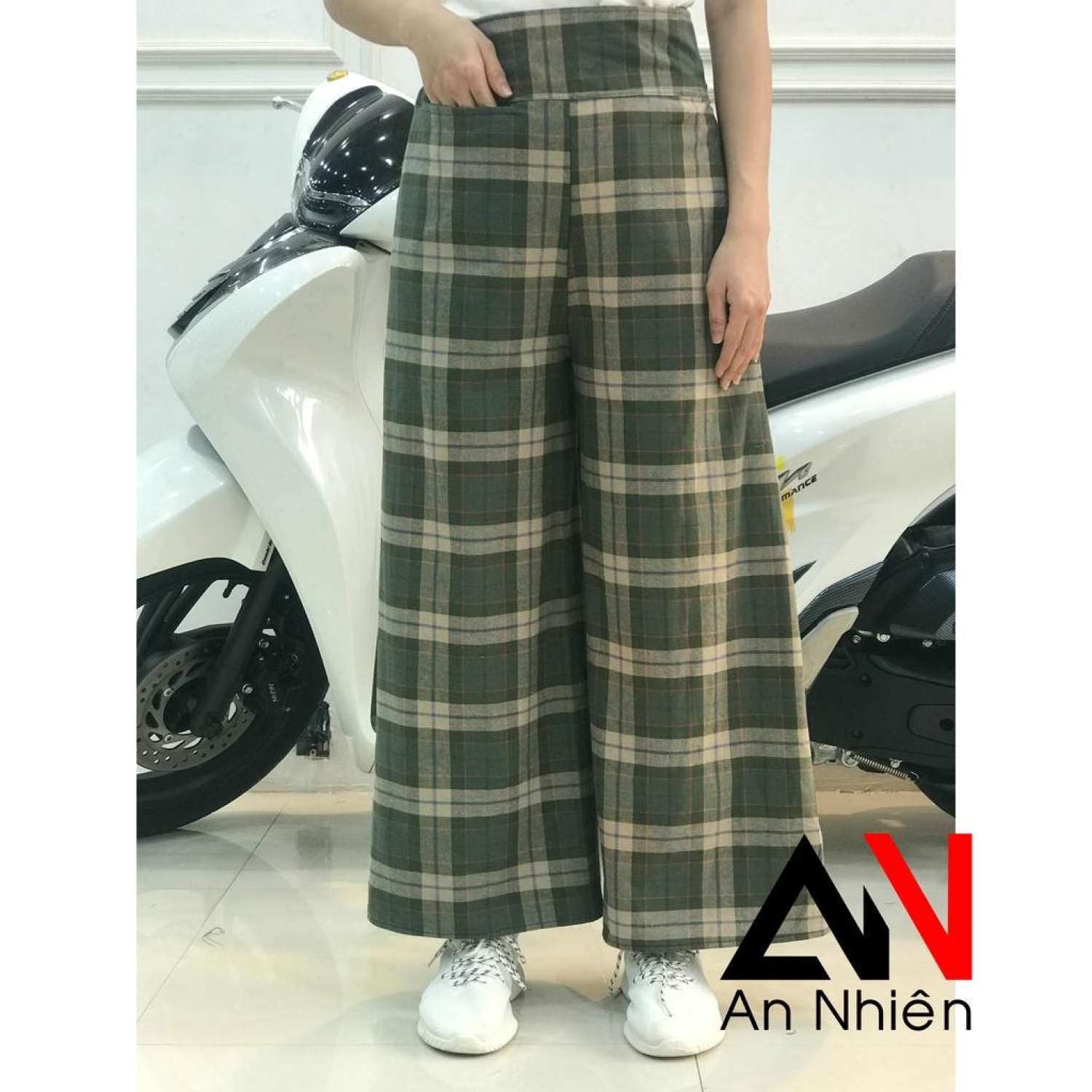 giá sỉ quần váy chống nắng kaki eo 70-90 cm An Nhiên