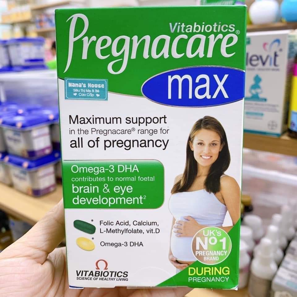 Vitamin tổng hợp cho phụ nữ mang thai Pregnacare Max