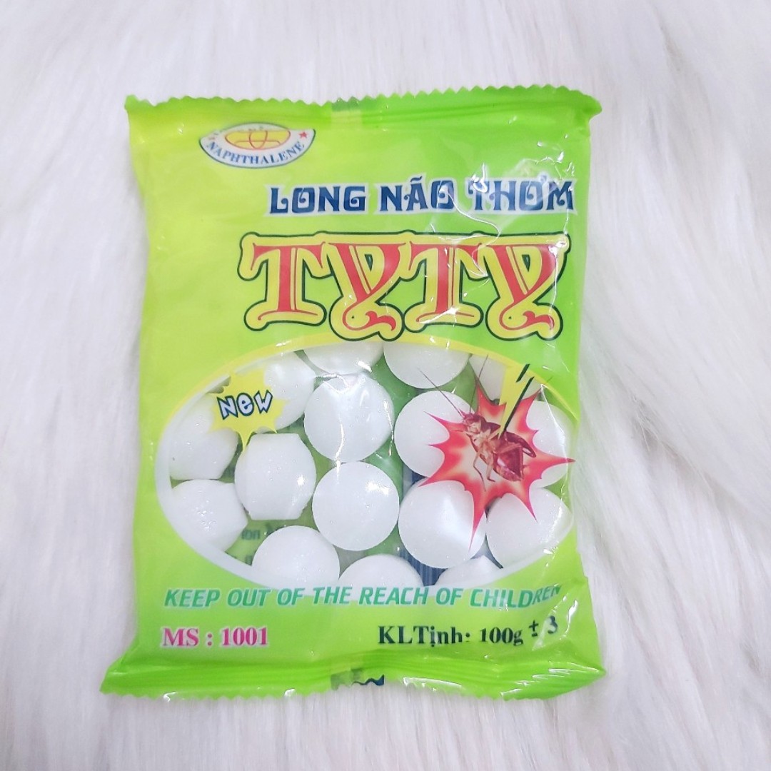 Long não thơm tyty bịch 100g 28 viên màu trắng