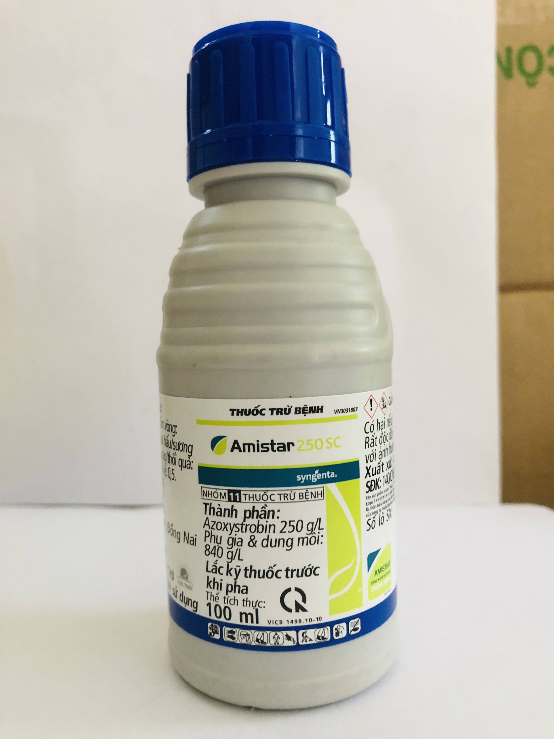 Amistar 250sc 100ml - trừ nấm bệnh nội hấp và lưu dẫn mạnh.