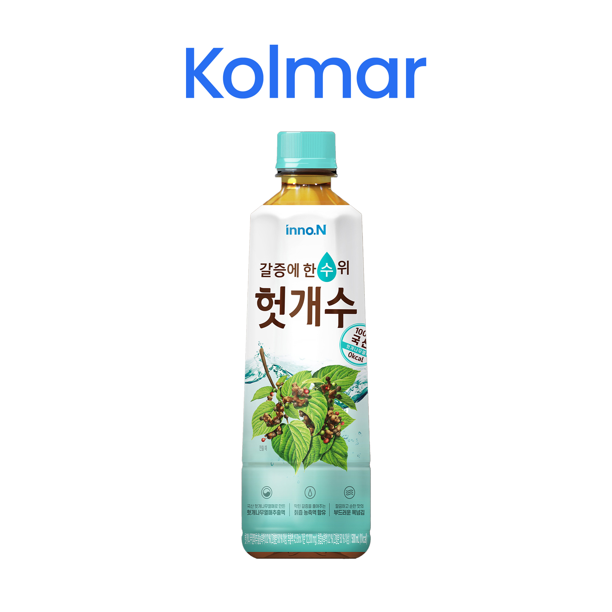 Kolmar - Combo 20 chai trà Khúng Khéng HUTGAESOO 500ml - Thanh nhiệt giải khát tức thời - 100% Nhập khẩu từ Hàn Quốc