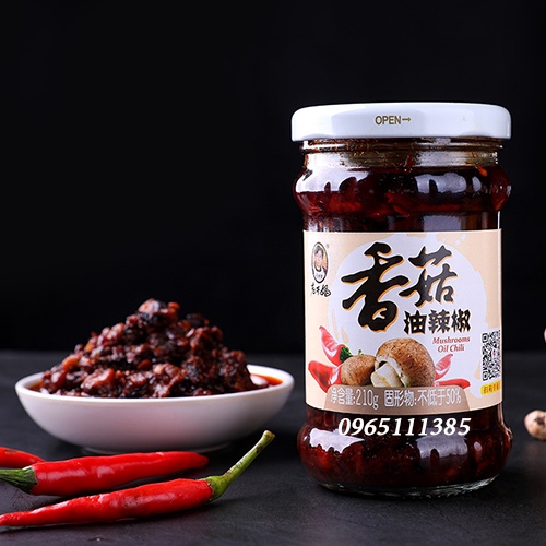 Ớt Chưng Dầu Laoganma Nấm️️Freeship️️ nội địa TQ
