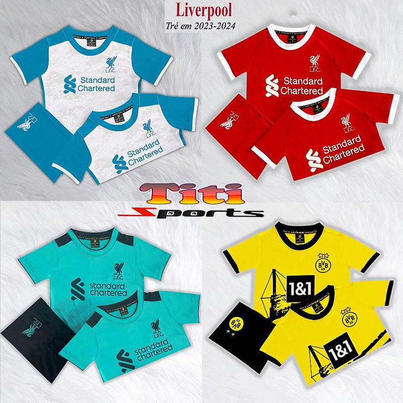 Quần Áo Bóng Đá Trẻ Em ,Đồ Đá Bóng Trẻ Em Sao Việt Liverpool Chất Liệu Mềm Mại ,Thoáng Mát Cao Cấp
