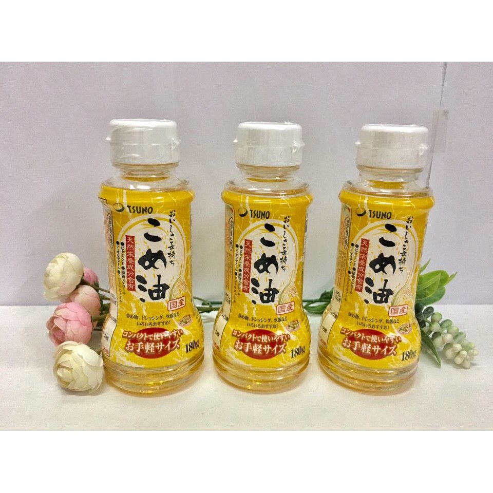 Dầu gạo cao cấp Tsuno nôi địa Nhật cho bé ăn dặm - chai 180G GoodbabyTBVN