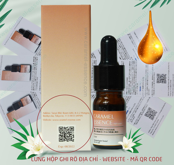Serum mụn Caramel Essence 5ml.
