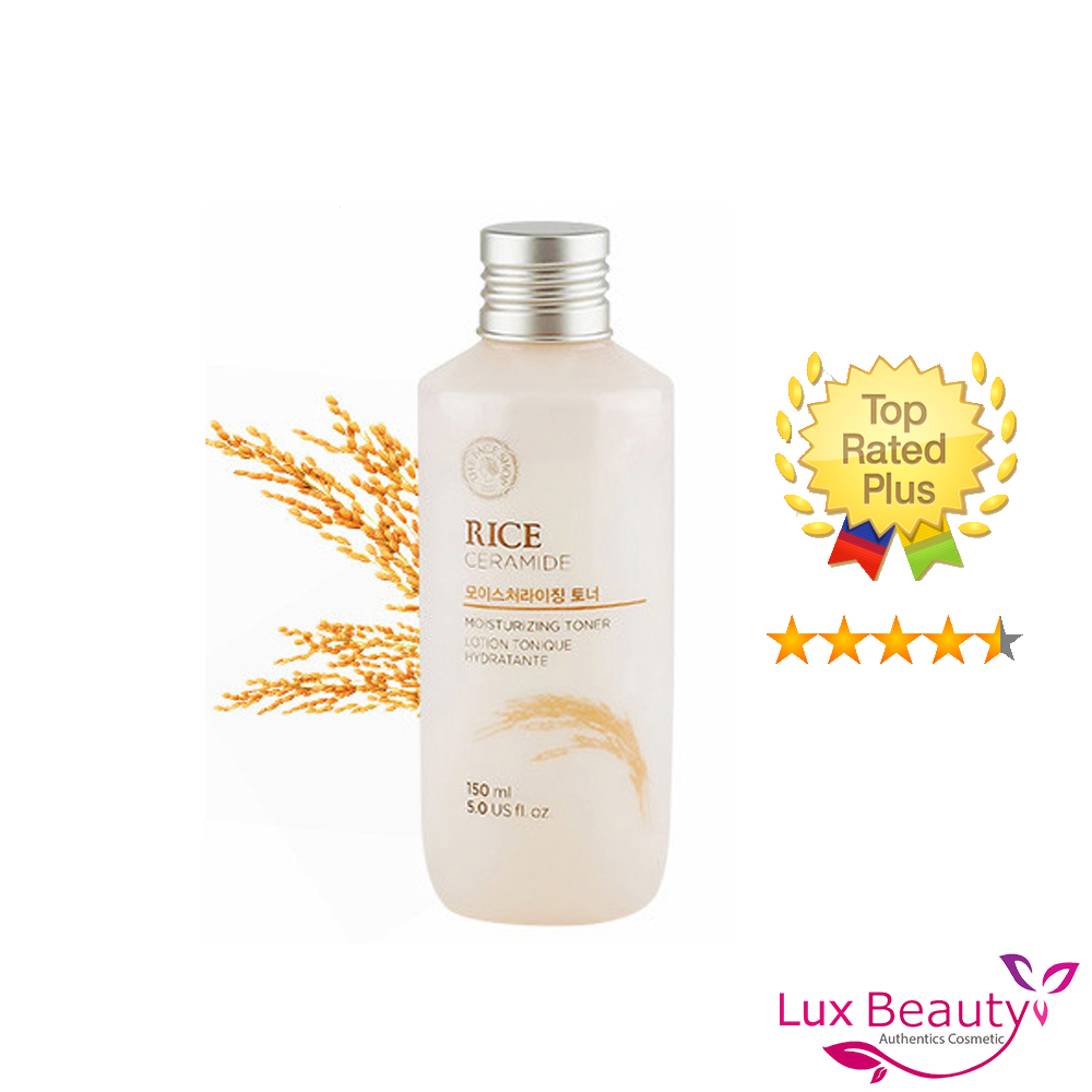 Nước hoa hồng gạo làm sáng da Rice & Cẻramide Móisture Toner 150ml