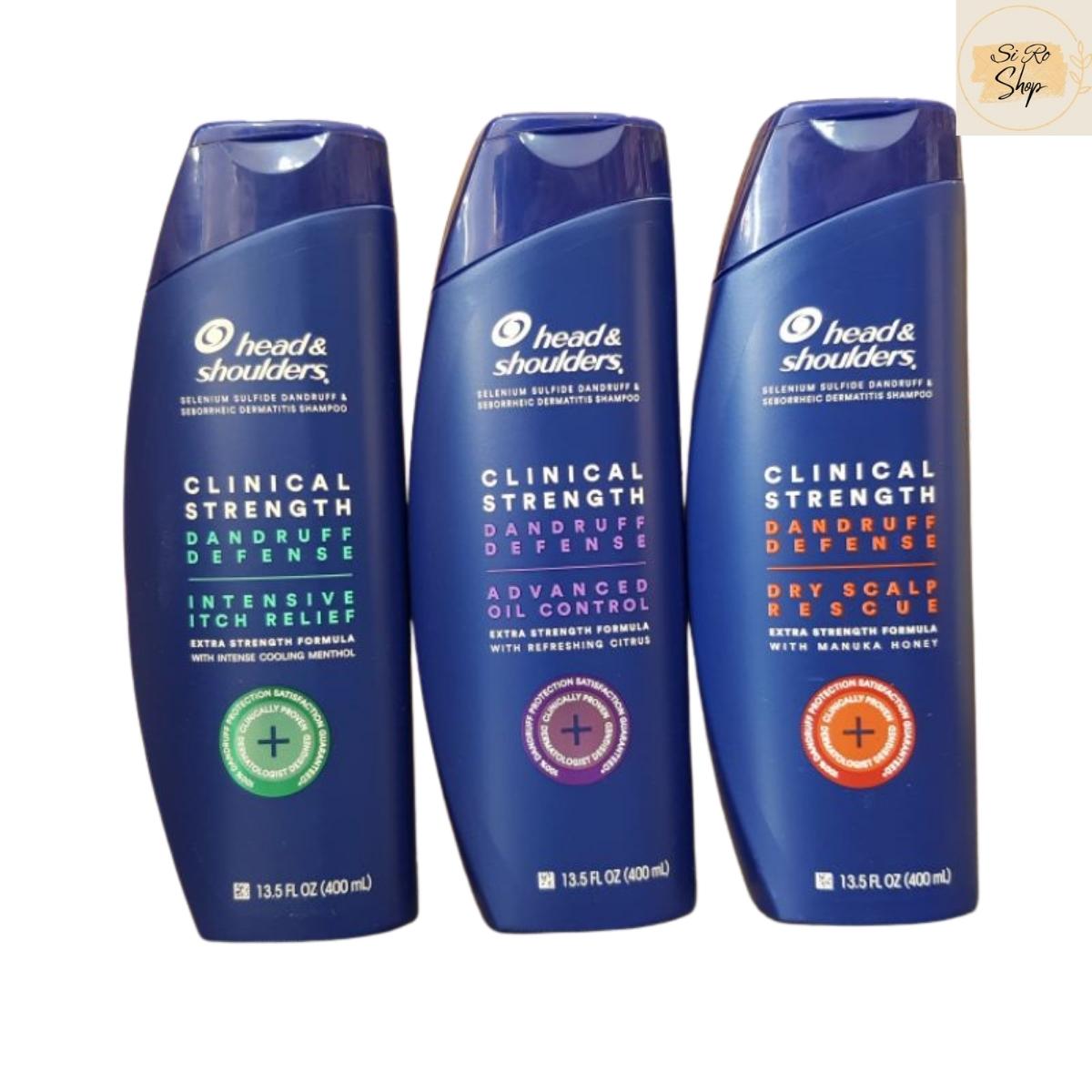 Dầu Gội Head & Shoulders Clinical Strength 400ml của Mỹ, Dầu gội ngăn ngừa gàu thích hợp cho cả nam và nữ