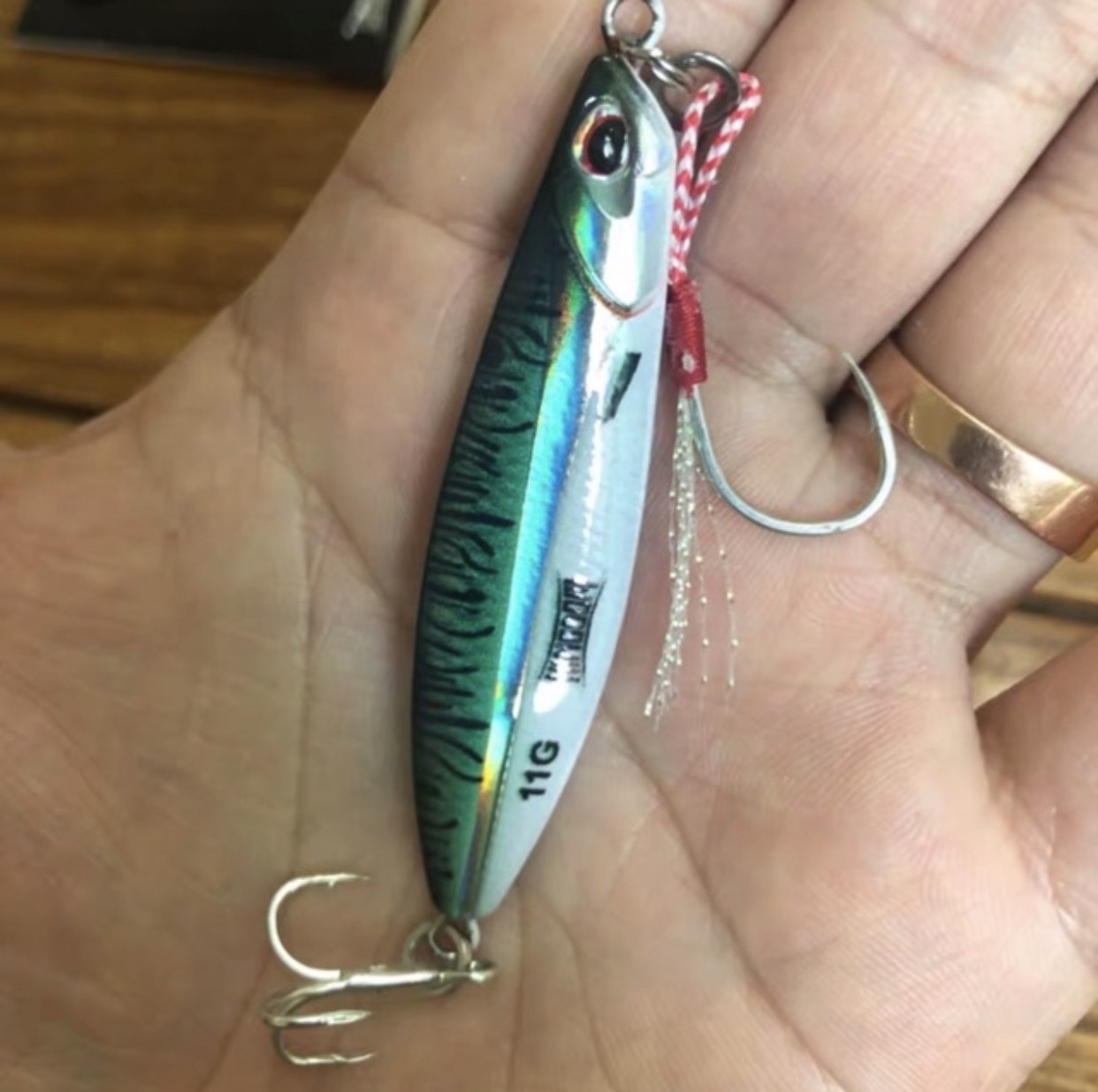 Mồi giả câu cá, Mồi cá sắt Jigging Chuyên săn chẽm, vòn , vược Kingdom 5379