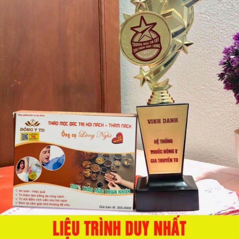Hôi nách Ông cụ Làng Nghè chính hãng giúp khử mùi hôi nách, hôi chân
