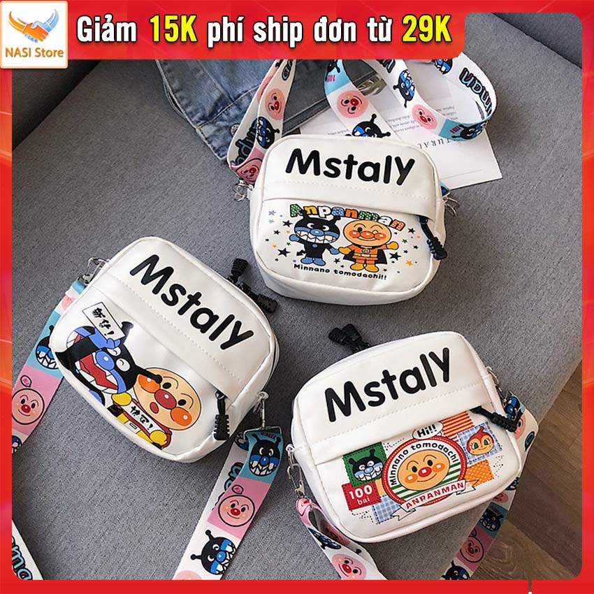 Túi đeo chéo nữ Mstaly NASI Store T1015 mini phong cách Hàn Quốc, túi xách nữ cute học sinh đi chơi dễ thương