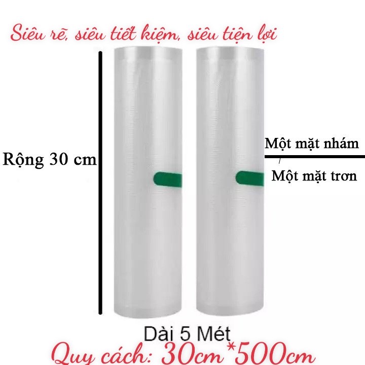 Túi PA nhám hút chân không, phù hợp với máy hút gia đình