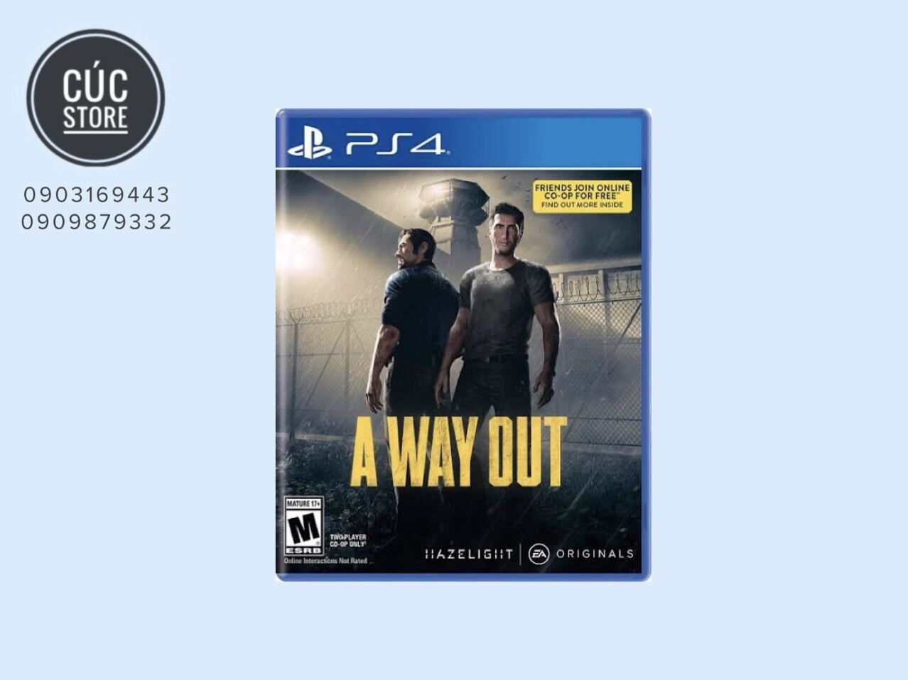 Đĩa chơi game ps4: a way out