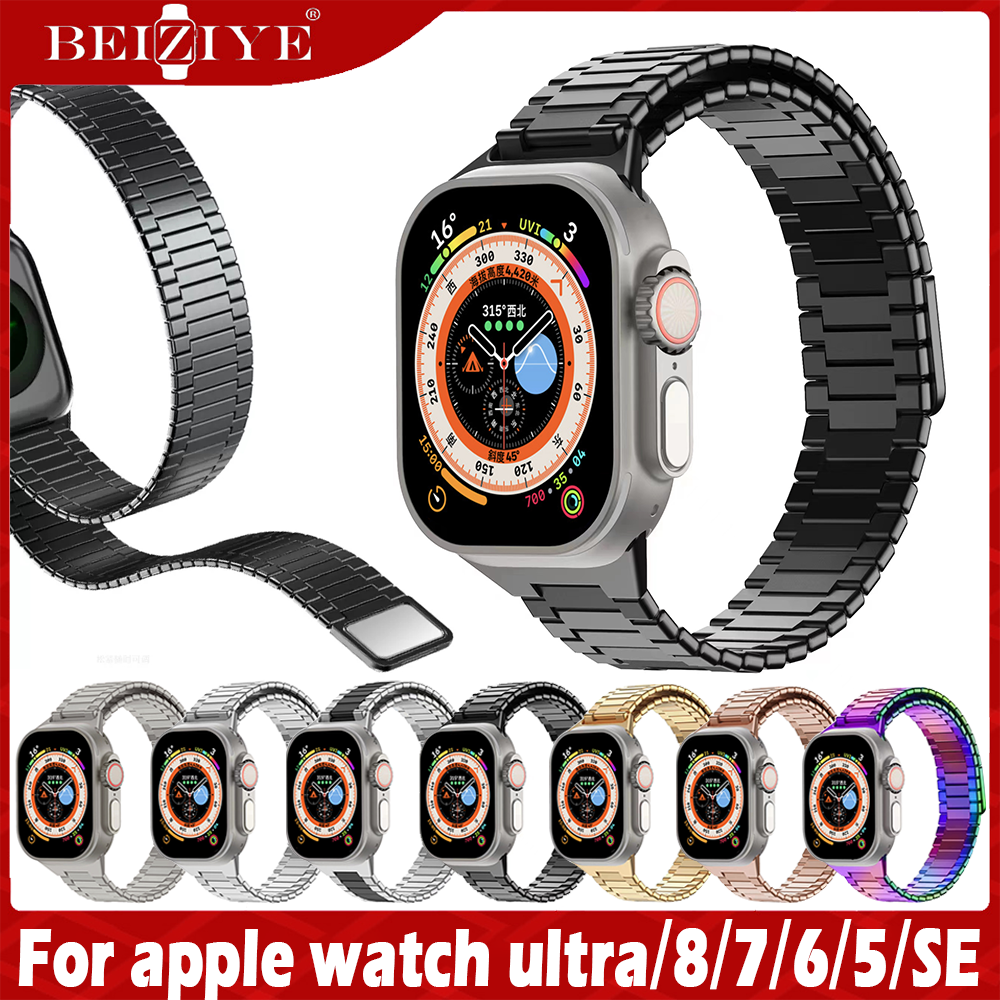 Dây Đeo Bằng Thép Không Gỉ For apple watch Ultra 49mm apple watch Series 8