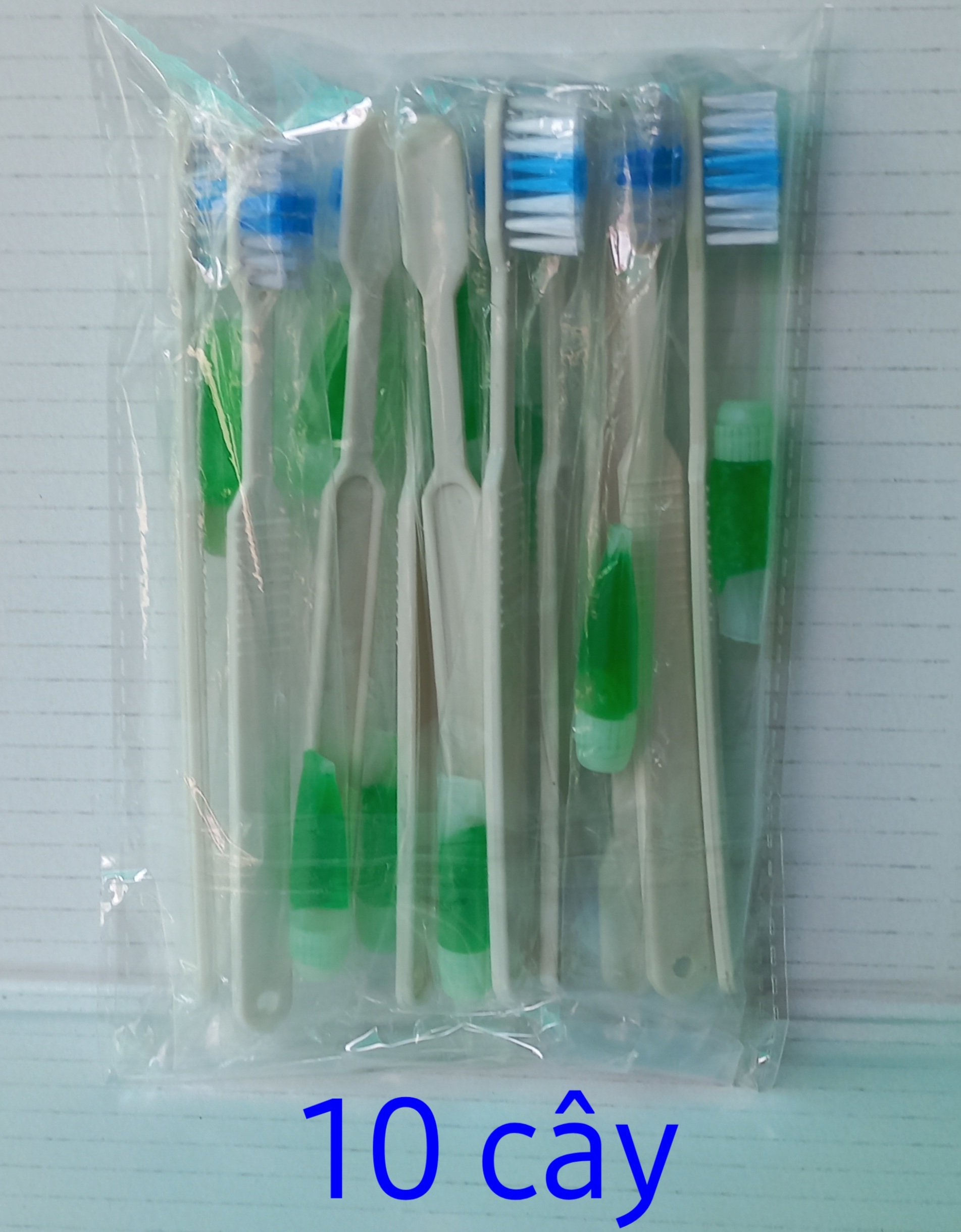 Disposable fuzz-free toothbrush for hotels, vacation homes, hotels, hotels with toothpaste