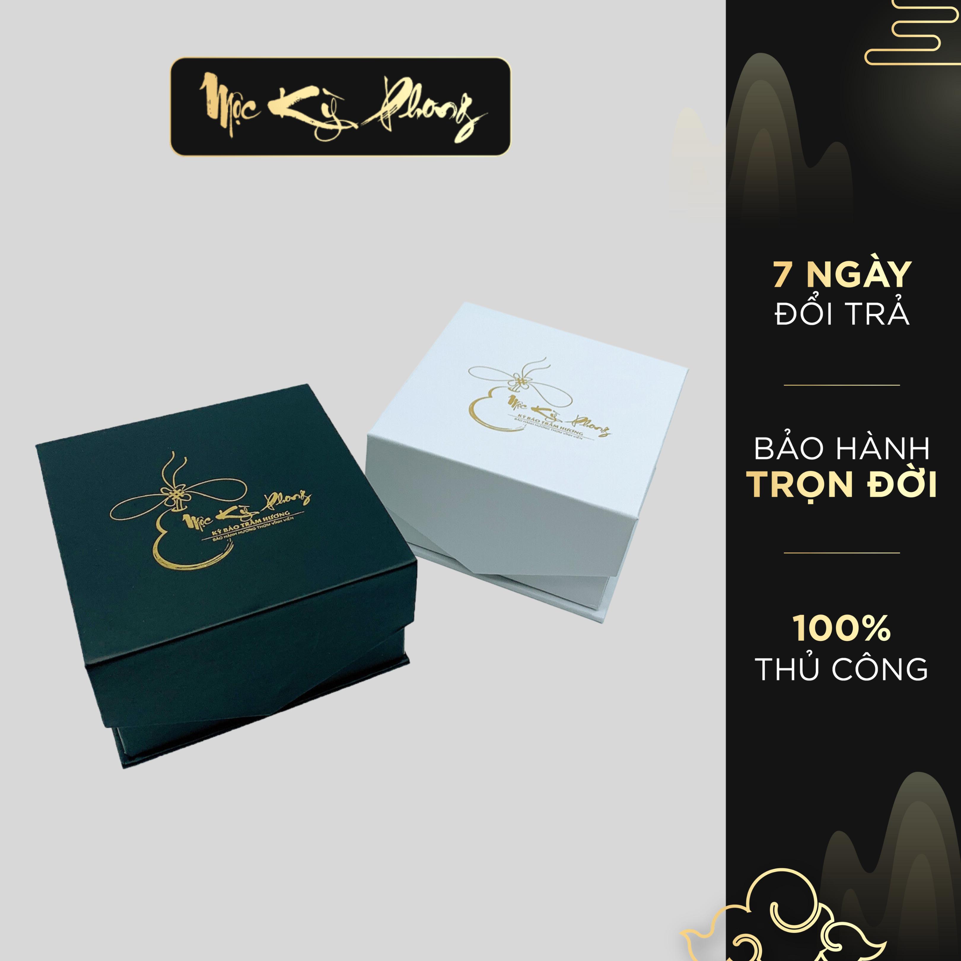 Hộp Cứng Nam Châm Bảo Quản Vòng Trầm Hương Cao Cấp MỘC KỲ PHONG