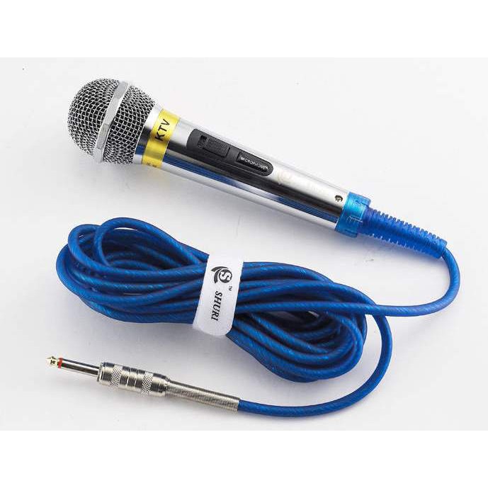 Micro karaoke sunrise sr-688 dây dài 5 mét hàng chuẩn hát cực hút tiếng