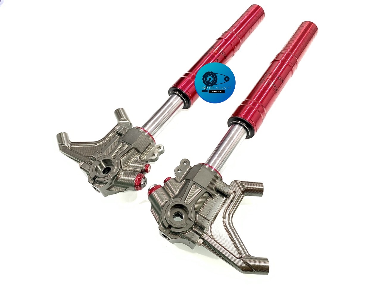 Phuộc USD Asiro Lên 2 Đĩa Cho Ex150 Dùng Chảng Ba Lớn