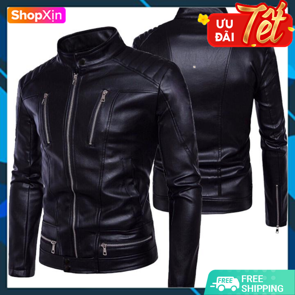Áo Khoác Nam Da Thái Lót Dù Cao Cấp Mùa Đông
