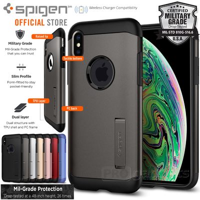 Ốp iphone xs max spigen slim armor