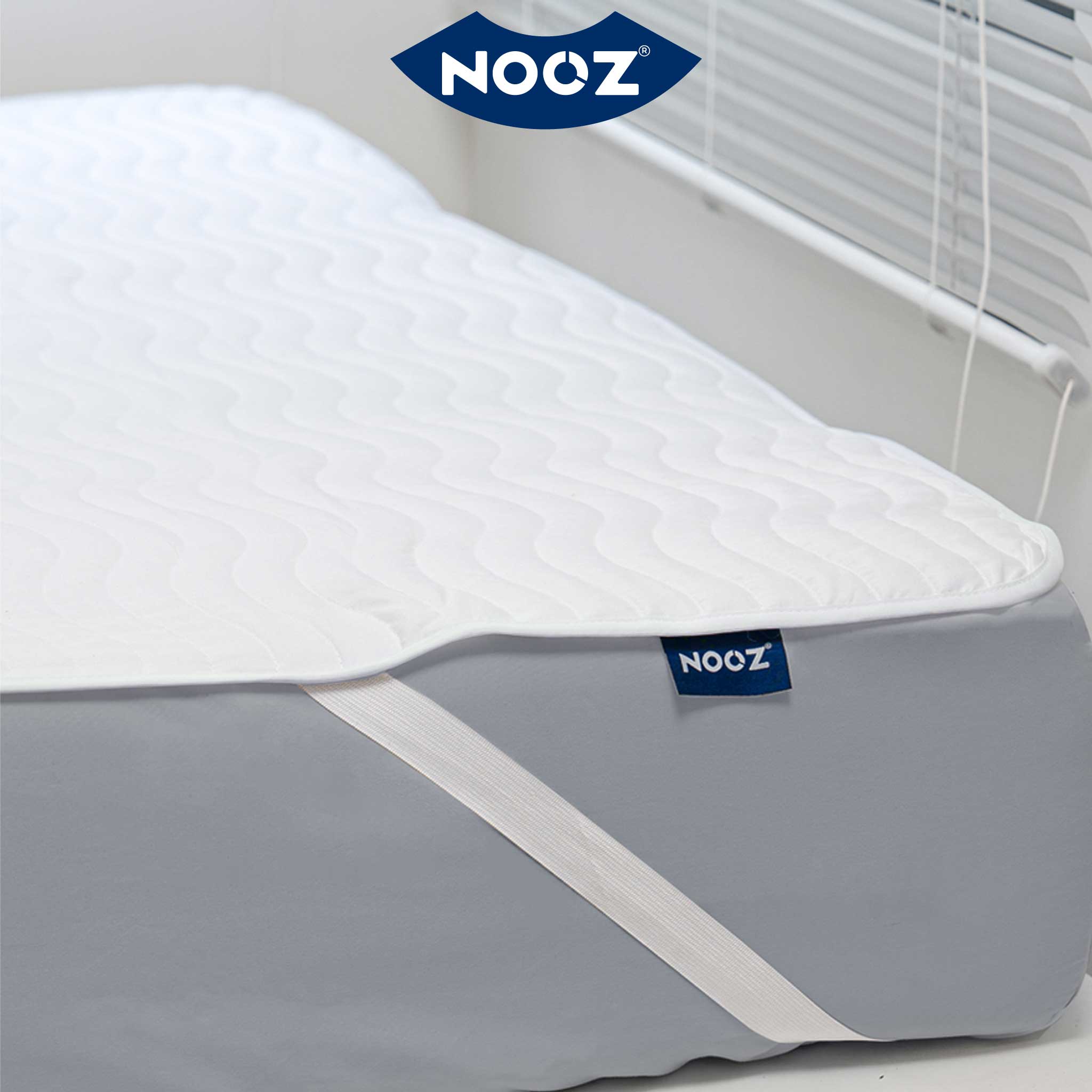 Tấm bảo vệ nệm (Mattress Protector) NOOZ Home Goods, ga lót chống thấm bảo vệ tuổi thọ đệm