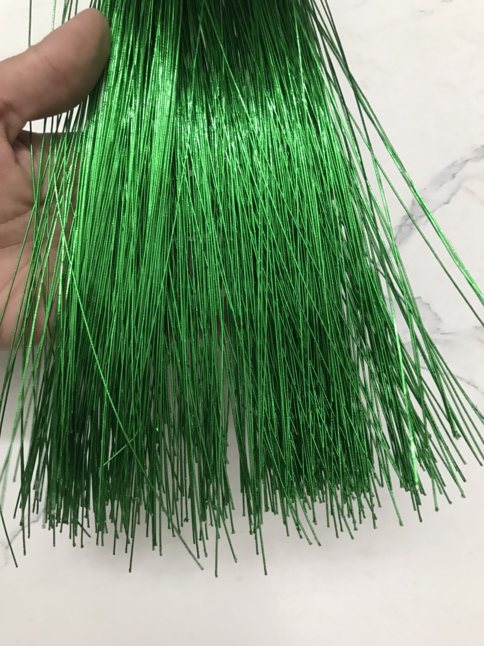 Kẽm xi sợi dài 80cm làm lá, hoa handmade