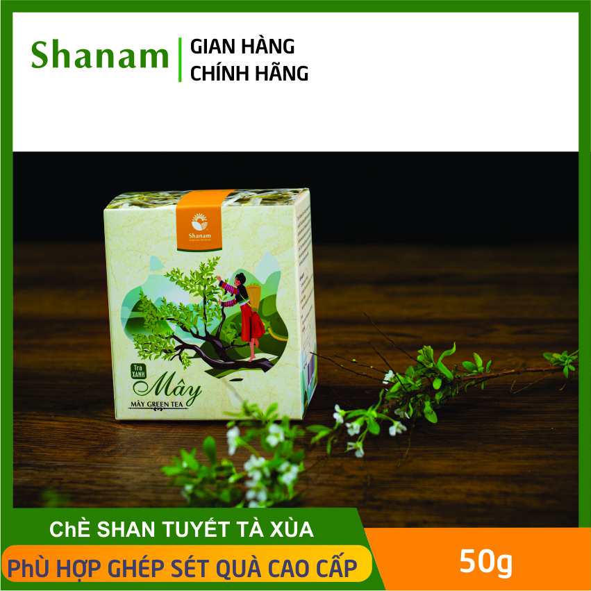 [FREE SHIP] Trà xanh Mây - Chè shan tuyết cổ thụ Shanam {TRÀ BẮC} - 50g/hộp, loại ngon nhât, đây là loại chè Tà Xùa tuyển chọn được lọt vào Ocop 4 sao tỉnh Sơn La, GIẢI ĐỒNG thi trà thế giới tại Pháp, TOP 1 dòng trà xanh tại Mỹ.