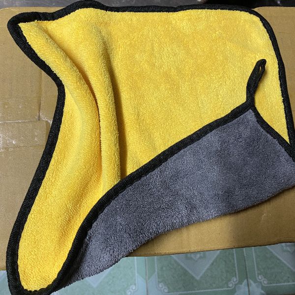 Khăn lau xe chất liệu 3M hàng tốt 2 lớp, Khăn lau microfiber chuyên dụng dành cho ô tô và xe máy..