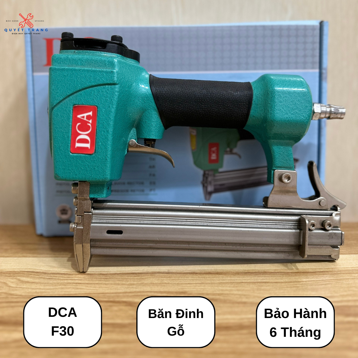 Súng bắn đinh thẳng dca f30 dùng hơi chính hãng dca