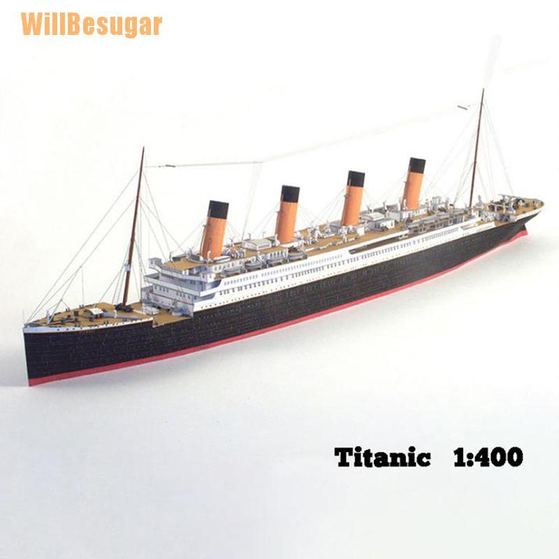 COD willbesugar Titanic Mô hình tàu 3D giấy 1 400 TỰ LÀM đồ chơi trẻ em