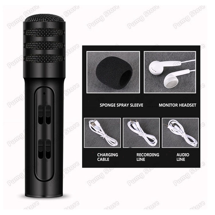 Mic Hat Livestream Thế Hệ Mới Míc Hát Karaoke C7 Thu Âm  Với Chế Độ Lọc Âm Siêu Cấp Về Công Nghệ Thu Âm 3 In 1 Màu Sắc Sang Chảnh Âm Thanh Tinh Khiết Thu Âm Chuyên Nghiệp.